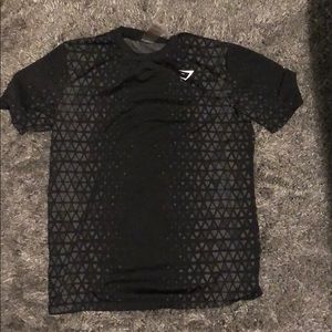 Black dry fit Gym Shark T-shirt
